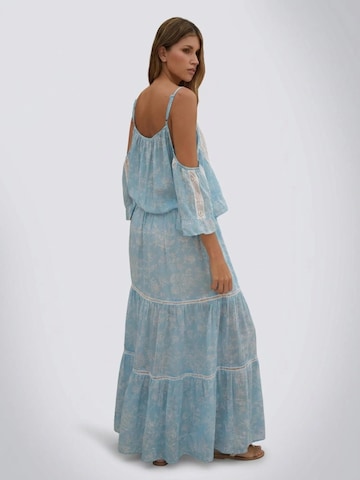 Miss June - Vestido 'Robe Longue Karena' en azul