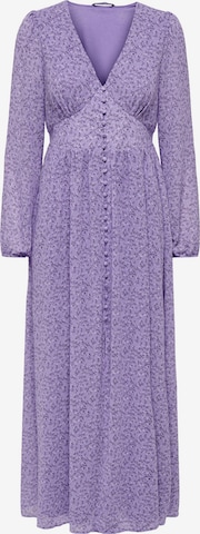 Only Maternity Skjortklänning 'AMANDA' i lila: framsida