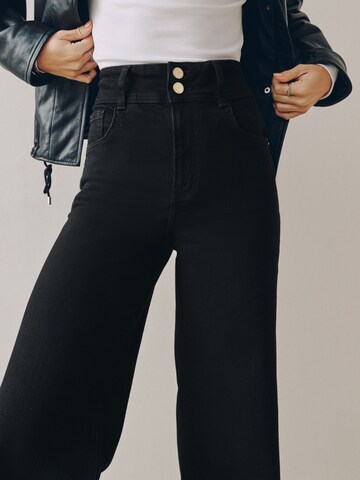 Next Wide Leg Jeans in Blau