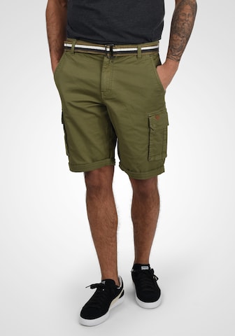 BLEND Regular Cargo Pants 'Brian' in Green: front