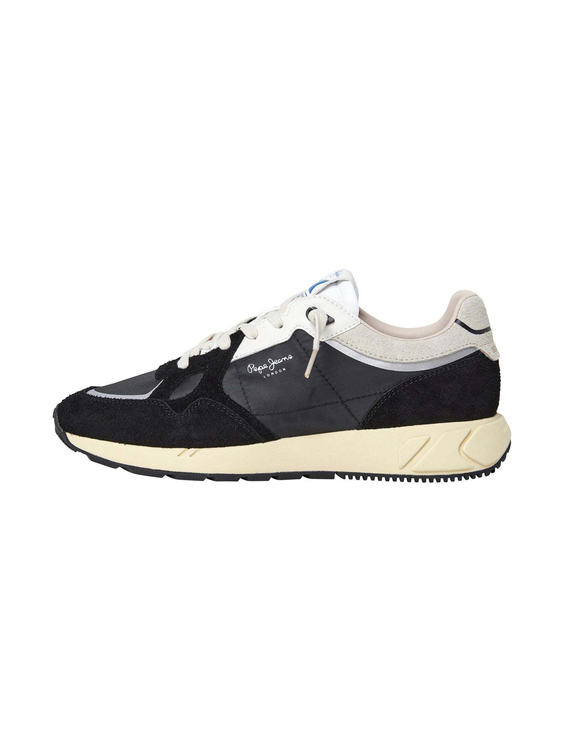 Pepe Jeans Sneaker 'Marlon Divided' in Schwarz: Vorderseite