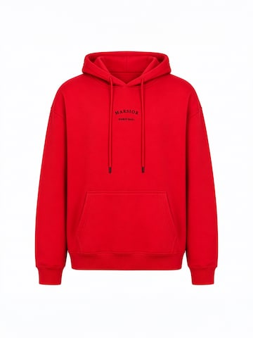 MARSIORSTUDIO. Sweatshirt 'FALLEN' in Red: front