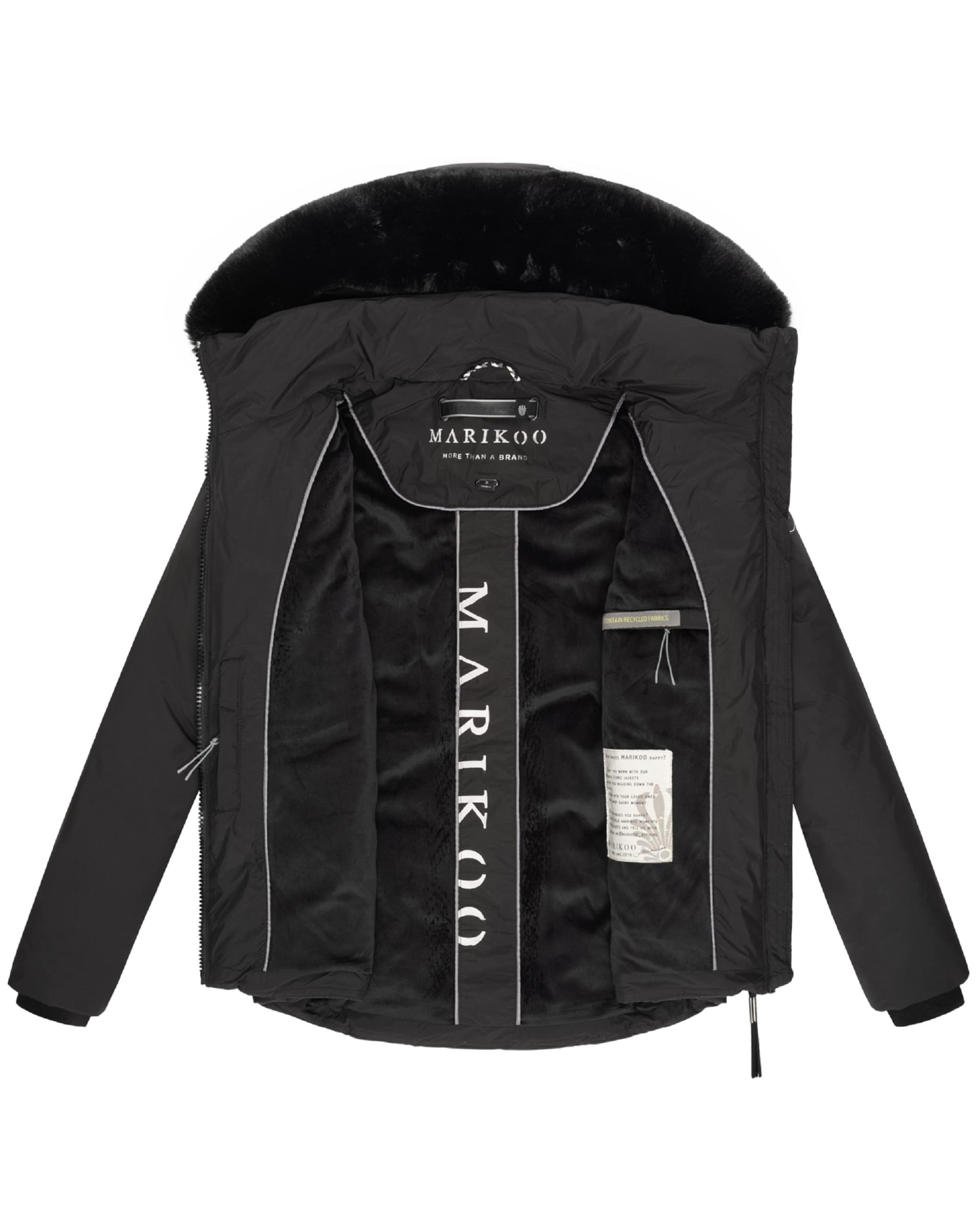 Veste d’hiver MARIKOO en noir