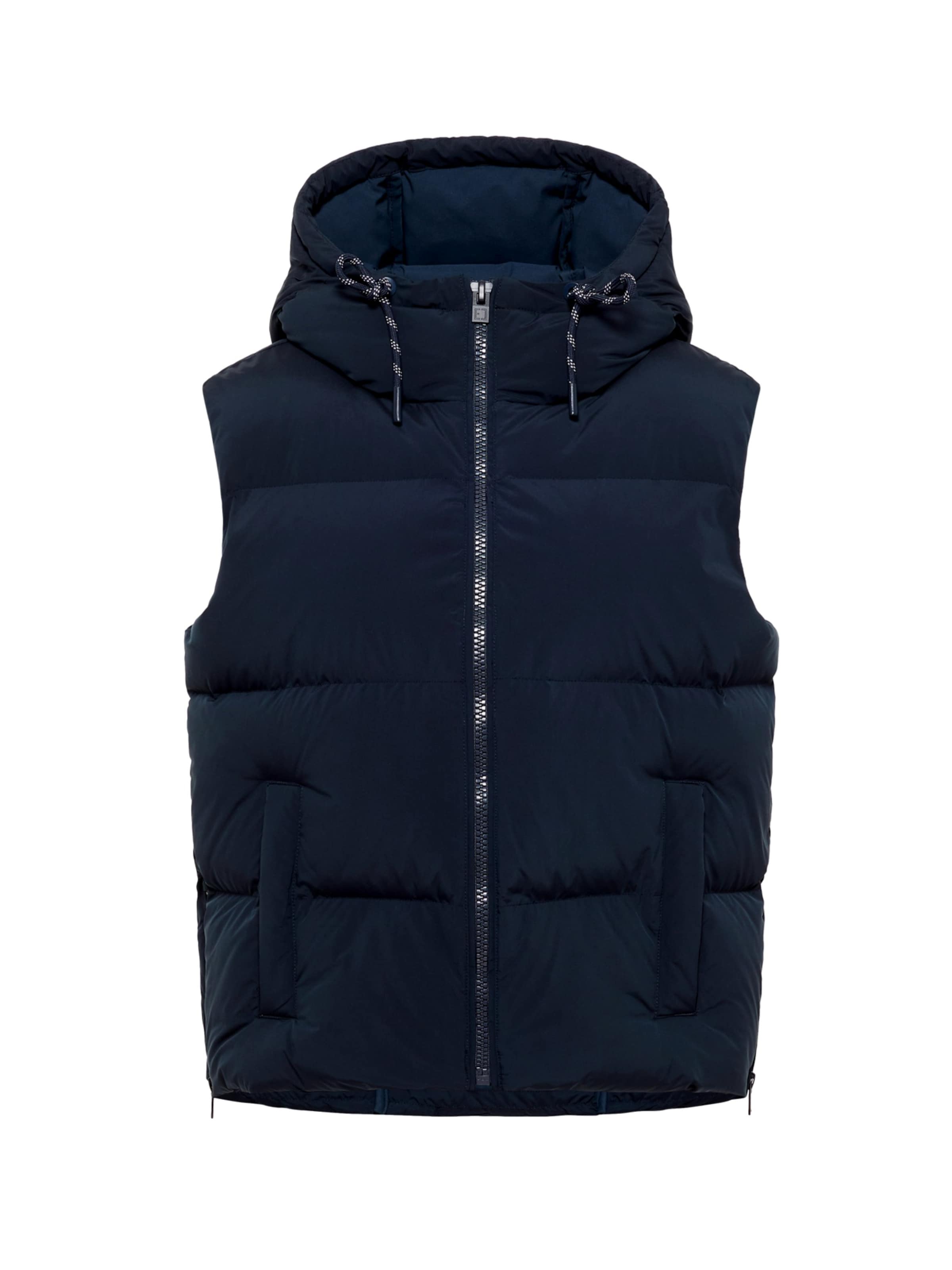 Elbsand Bodywarmer 'Tari' in Blauw: voorkant