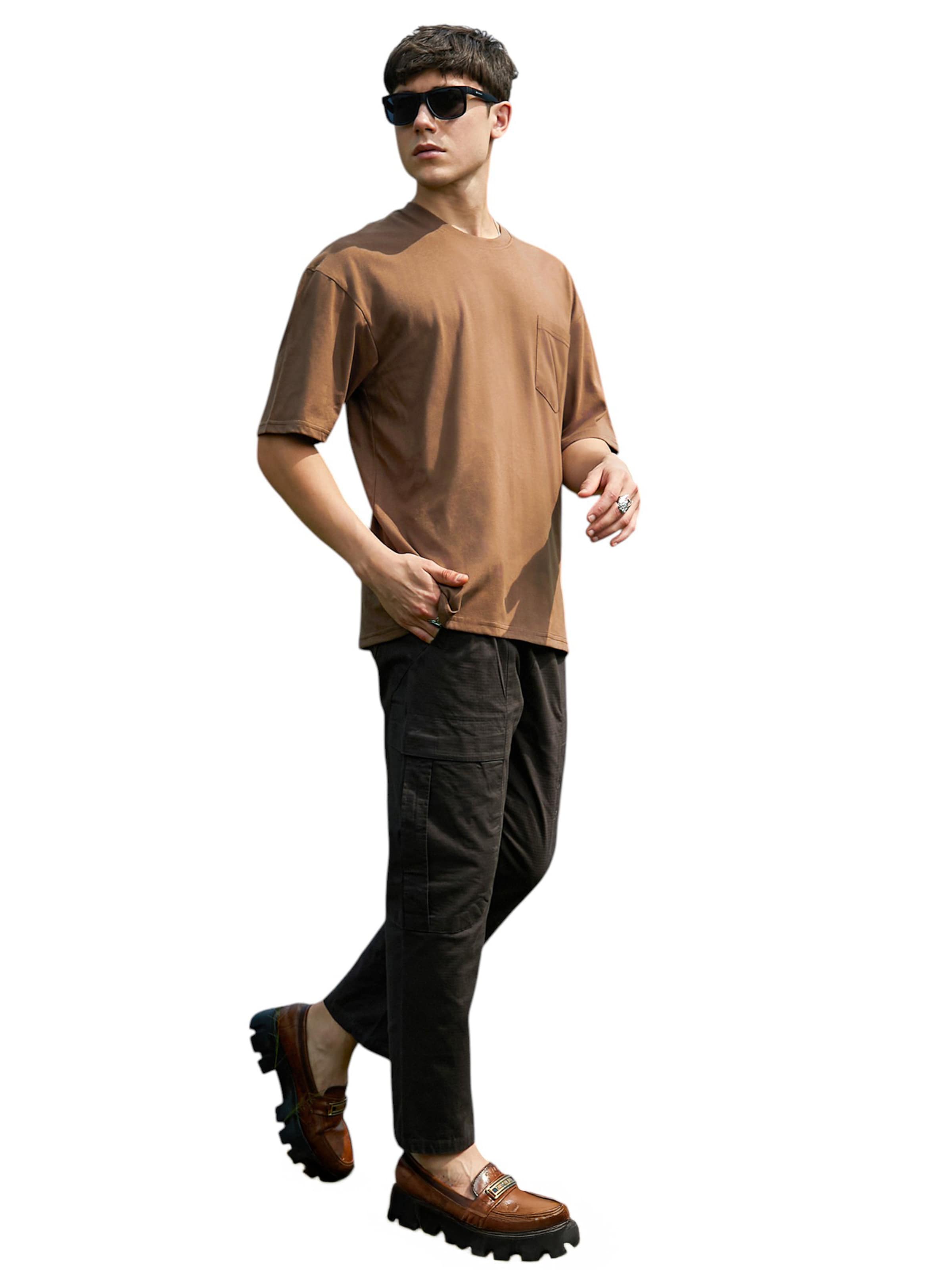 Campus Sutra Shirt in Brown
