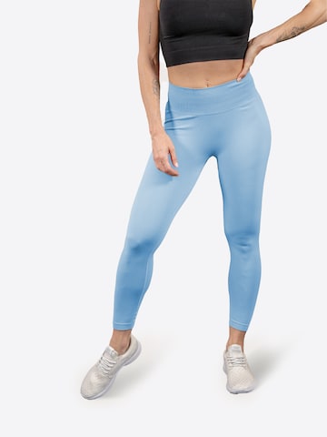 Strammer Max Performance Leggings 'Scrunch' in Blue: front