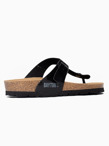 Bayton - Sandalias de dedo 'Mercure' en negro