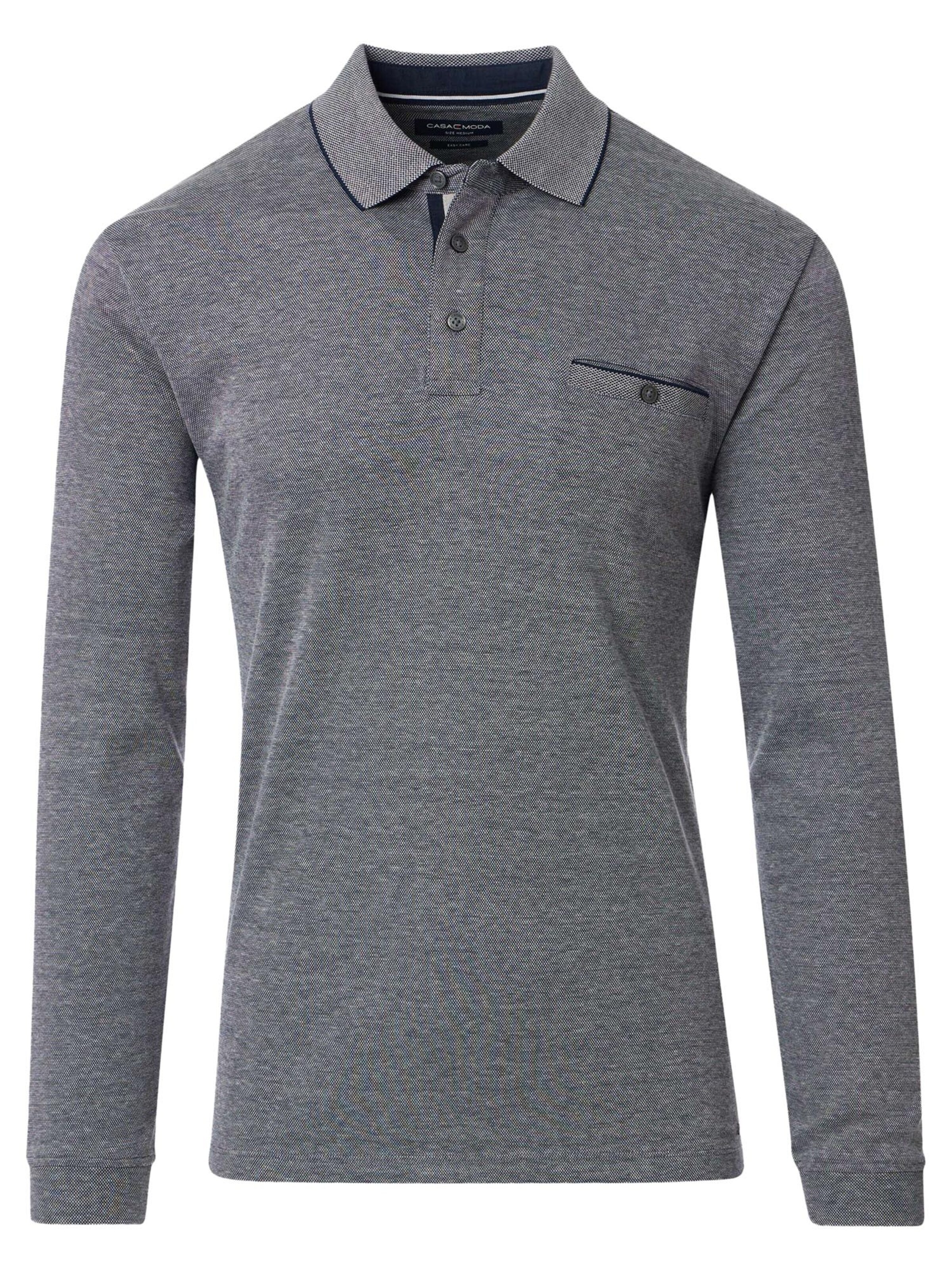 CASAMODA Shirt 'Basic'‌‌‌‌‌ in Grau: Vorderseite