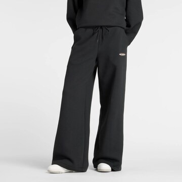 new balance Wide leg Broek in Zwart: voorkant