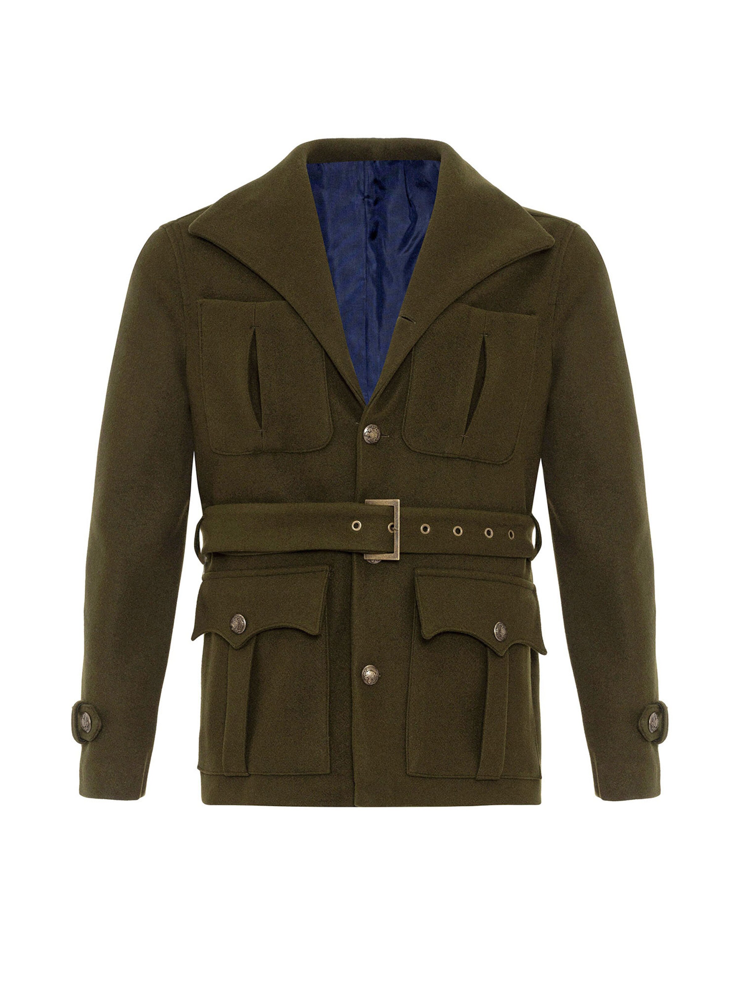 Manteau mi-saison Antioch en vert : devant