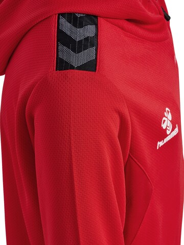 Hummel Sports sweat jacket 'Authentic Pl' in Red