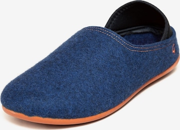 Gottstein Hausschuh 'Filzpantoffel Wool Slip-On' in Blau: Vorderseite