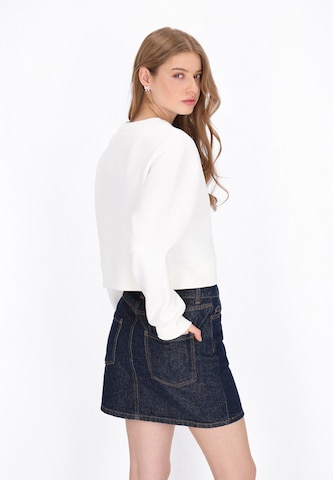 MYMO Sweatshirt in Weiß