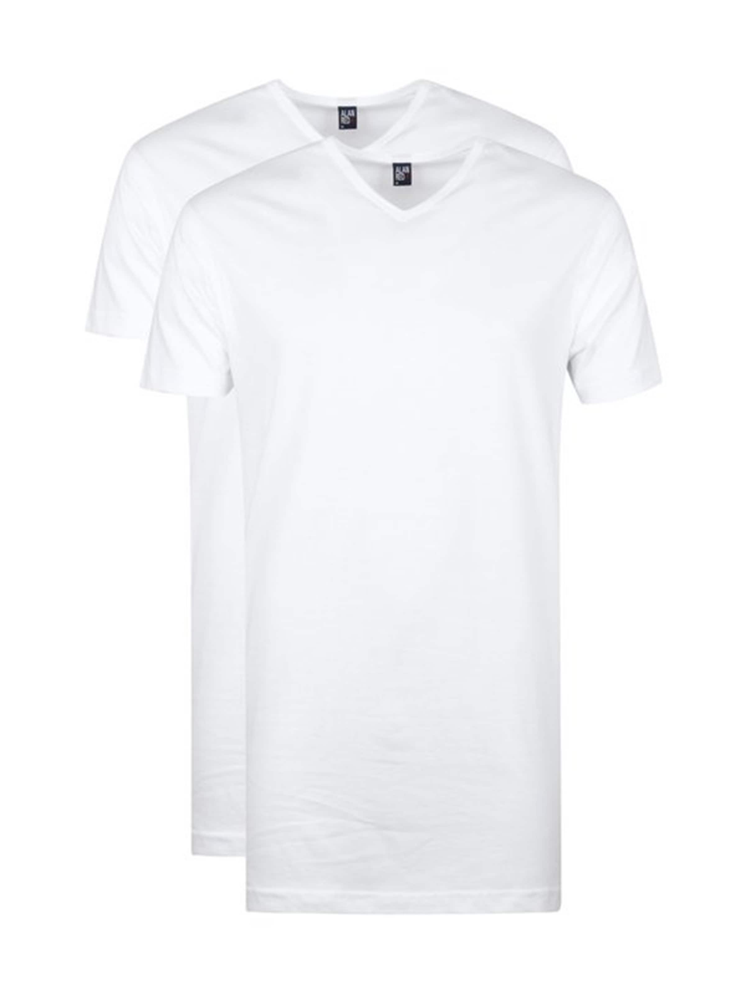 Maillot de corps 'VERMONT Extra long' alan red en blanc : devant