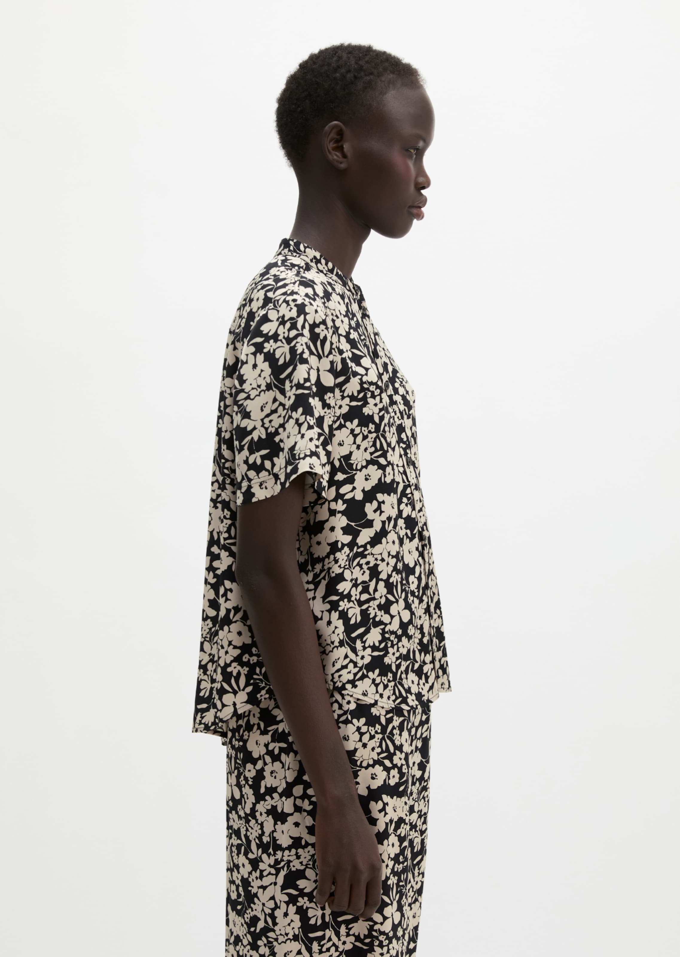 Marc O'Polo Bluse in Schwarz