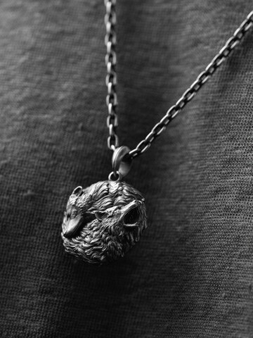 REYTEL Hangers 'PAIR OF WOLVES' in Zilver