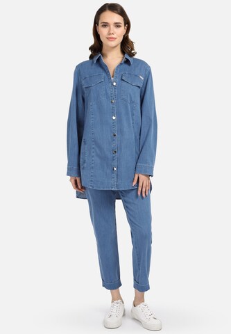 HELMIDGE Jeansjacke in Blau: predná strana