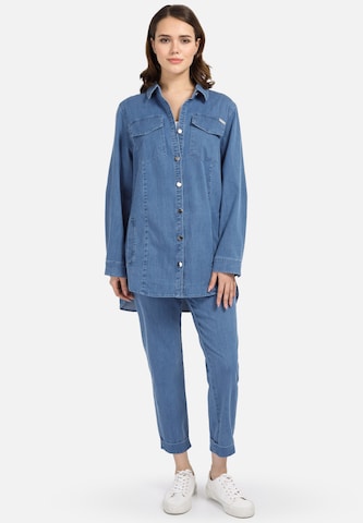 HELMIDGE Jeansjacke in Blau: predná strana