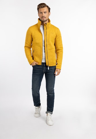 Veste en polaire Schmuddelwedda en jaune