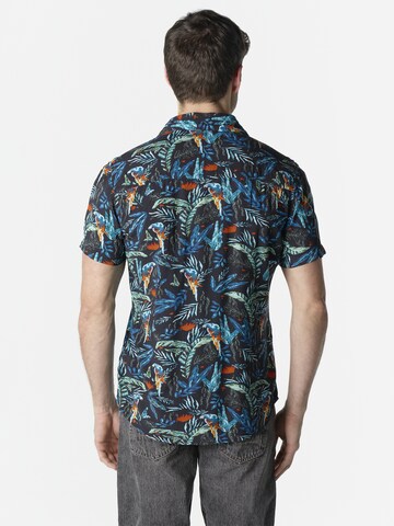 KOROSHI - Ajuste regular Camisa en negro