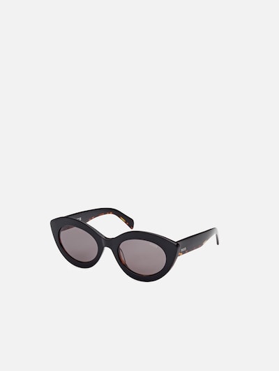 Emilio Pucci Lunettes de soleil 'Pucci EP0203 Havana/monocolor 53/22/140 Women Sunglasses' en 53 en noir, Vue avec produit
