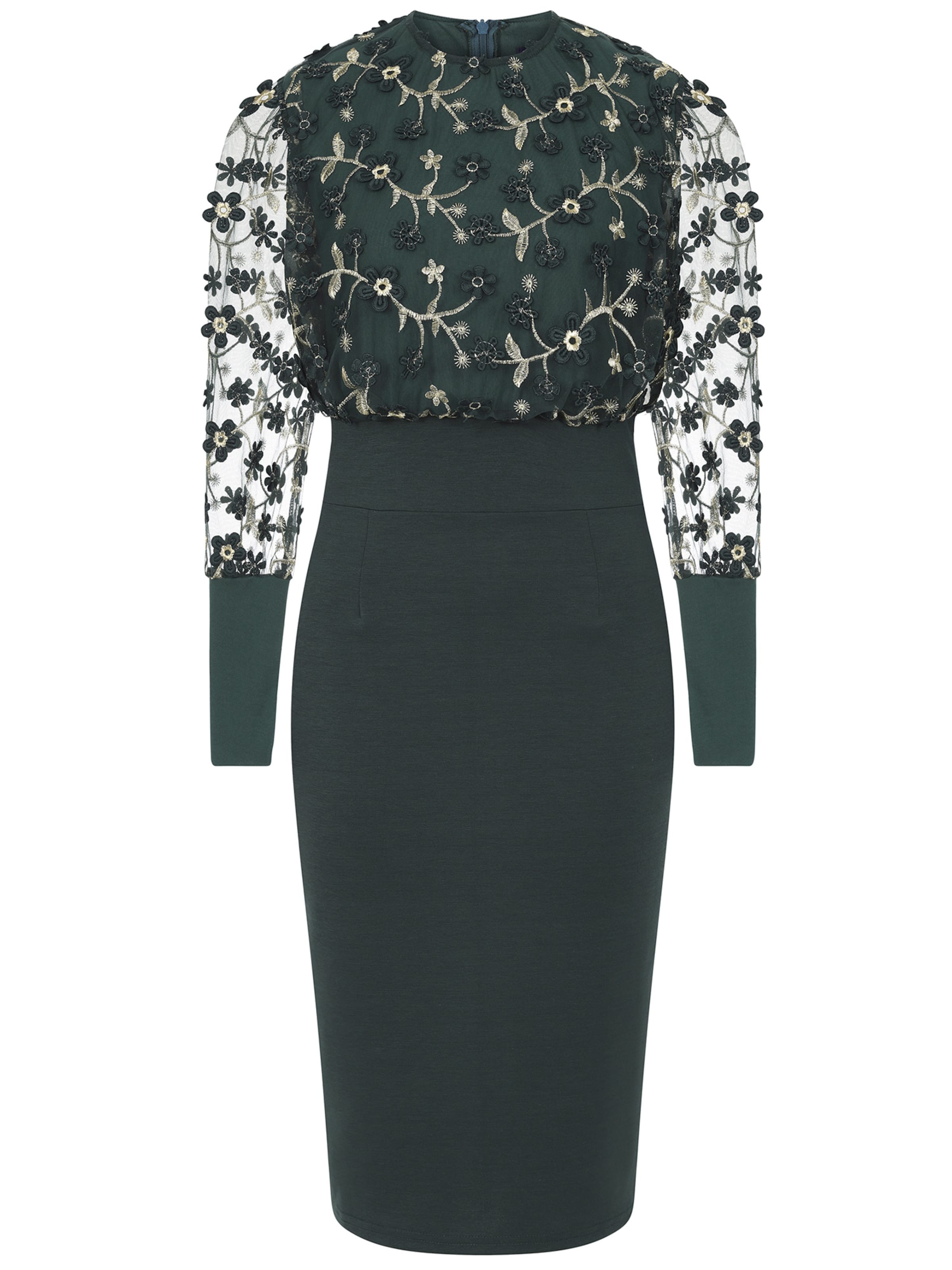 HotSquash Φόρεμα 'Emma' σε πράσινο: μπροστά