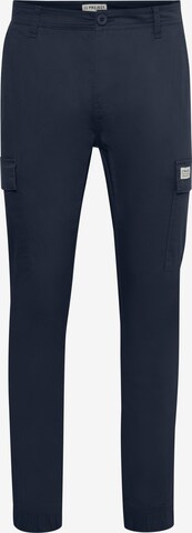 11 Project Tapered Cargo Pants 'LOUKA' in Blue: front