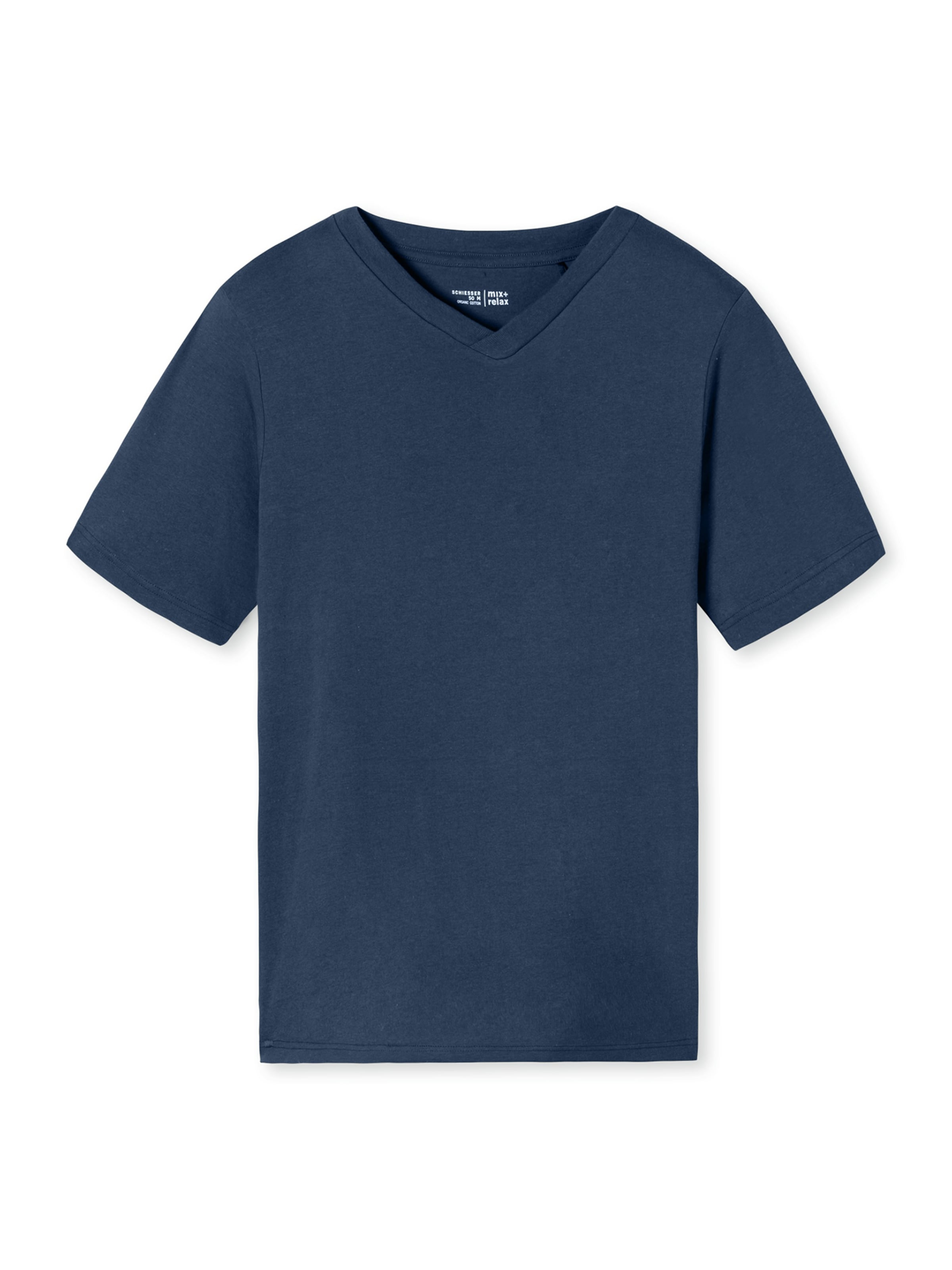T-Shirt SCHIESSER en bleu : devant