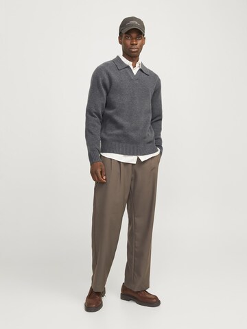JACK & JONES Shirt in Grey
