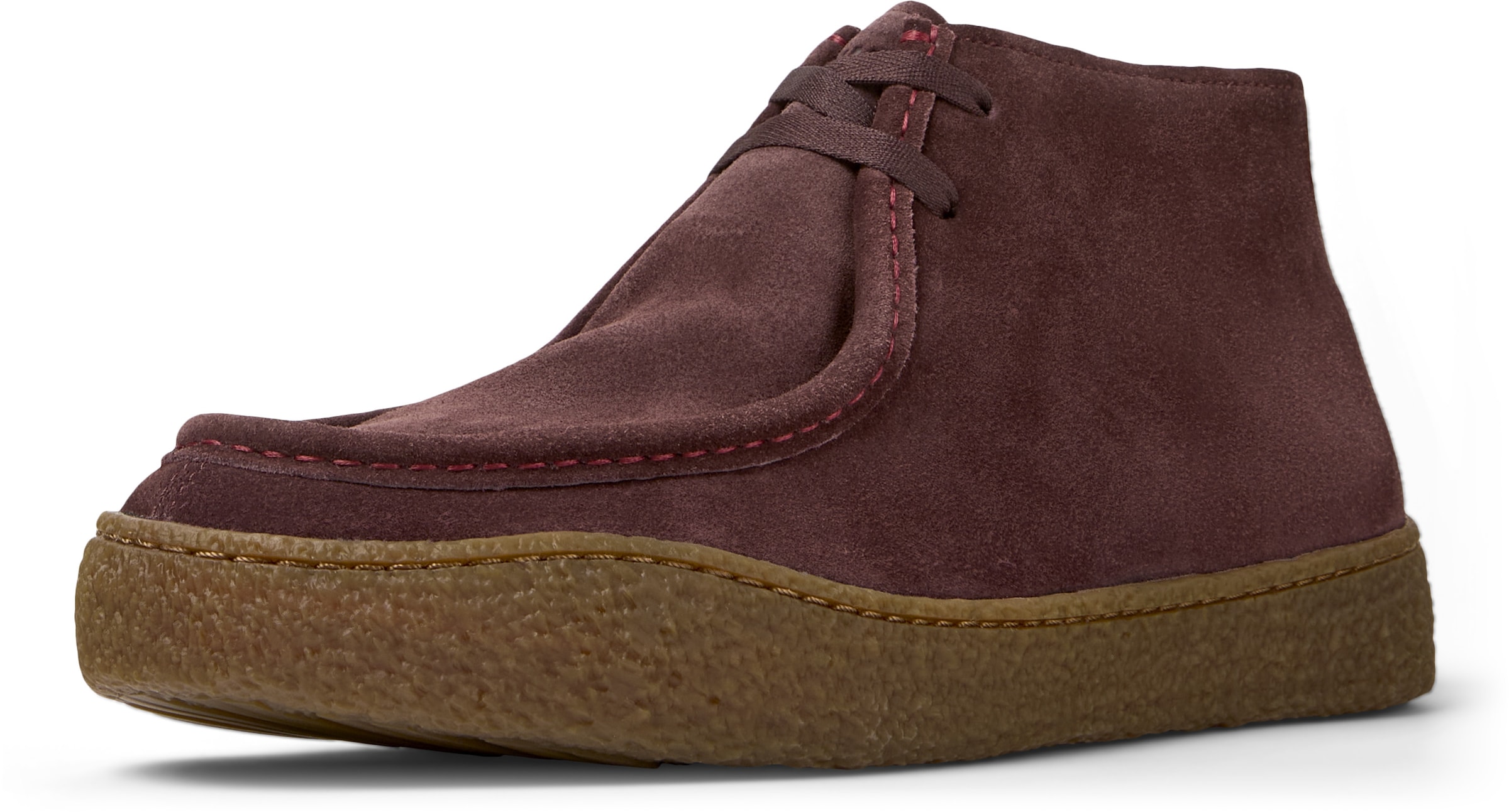 CAMPER Chukka boots 'Peu Terreno' in Red: front