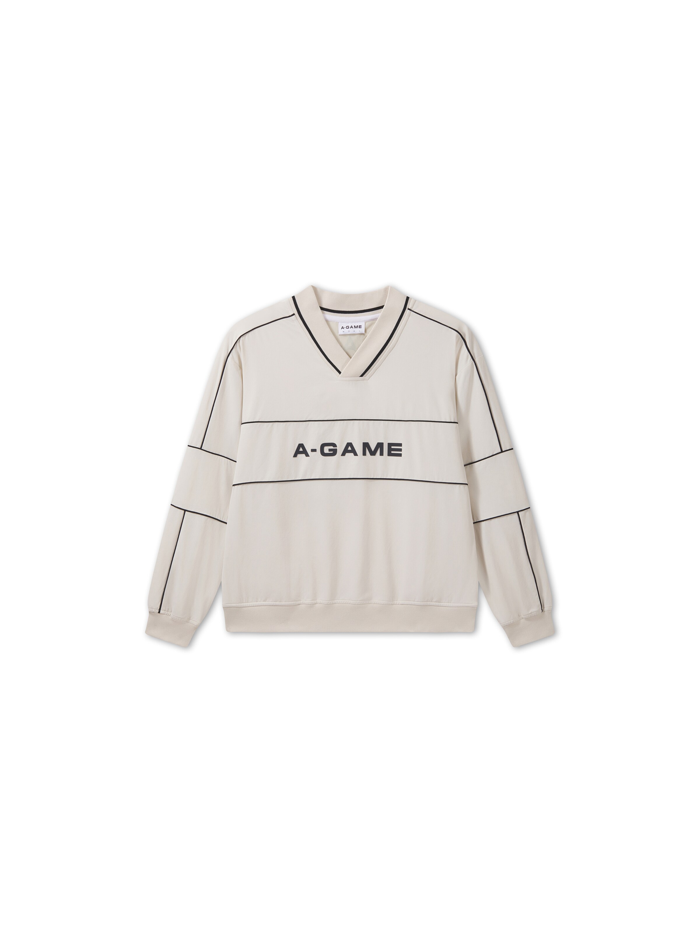 Top sportivo di A-Game in beige: frontale