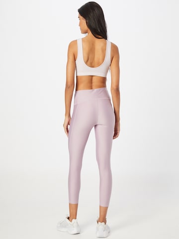 UNDER ARMOUR Skinny Sporthose in Lila