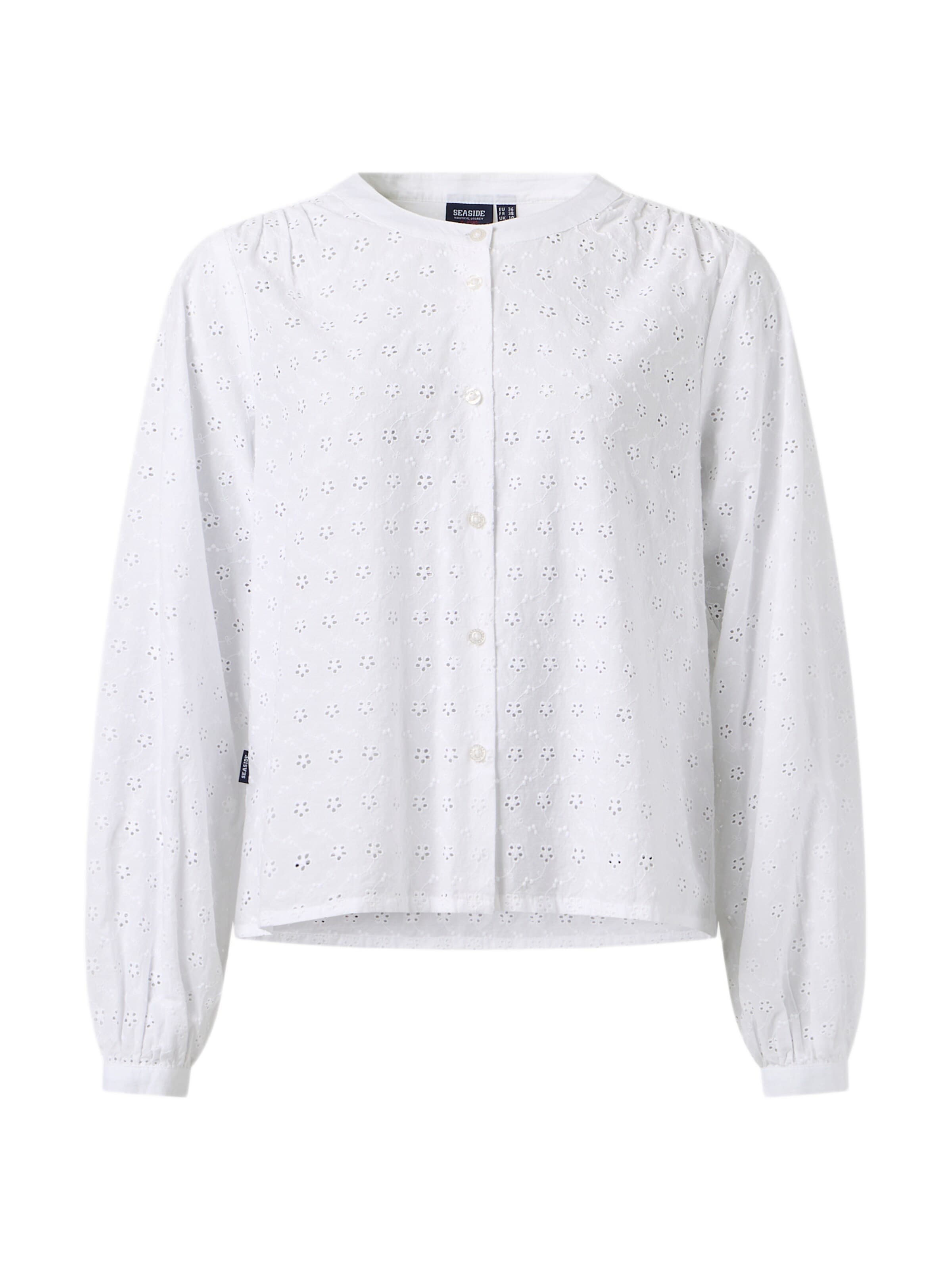 Seaside Chemisier en XS en blanc, Vue avec produit