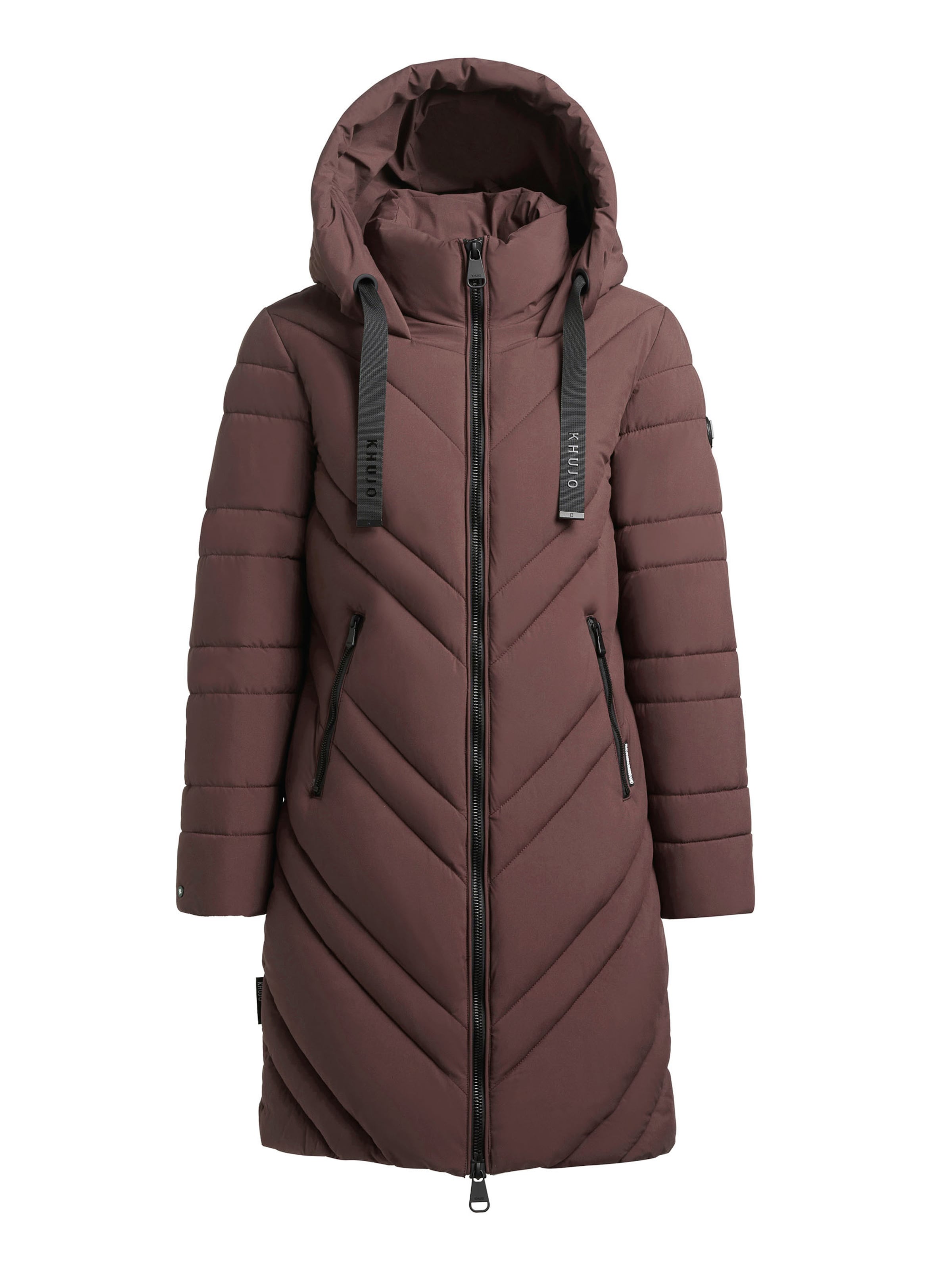 khujo Wintermantel 'Taby' in Lila: Vorderseite