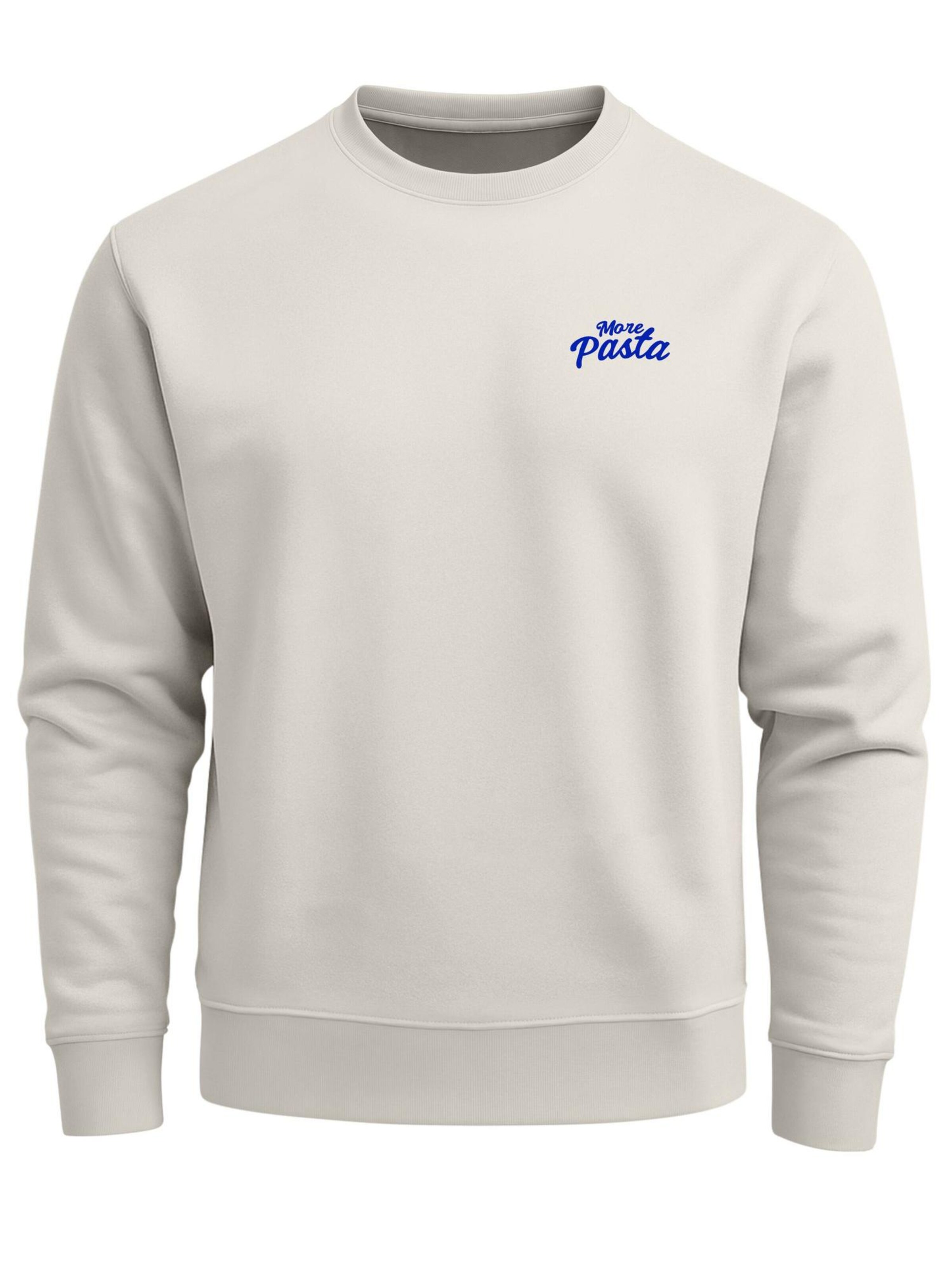 Neverless Sweatshirt 'More Pasta'‌‌‌‌‌‌‌‌‌‌ in Beige: Vorderseite