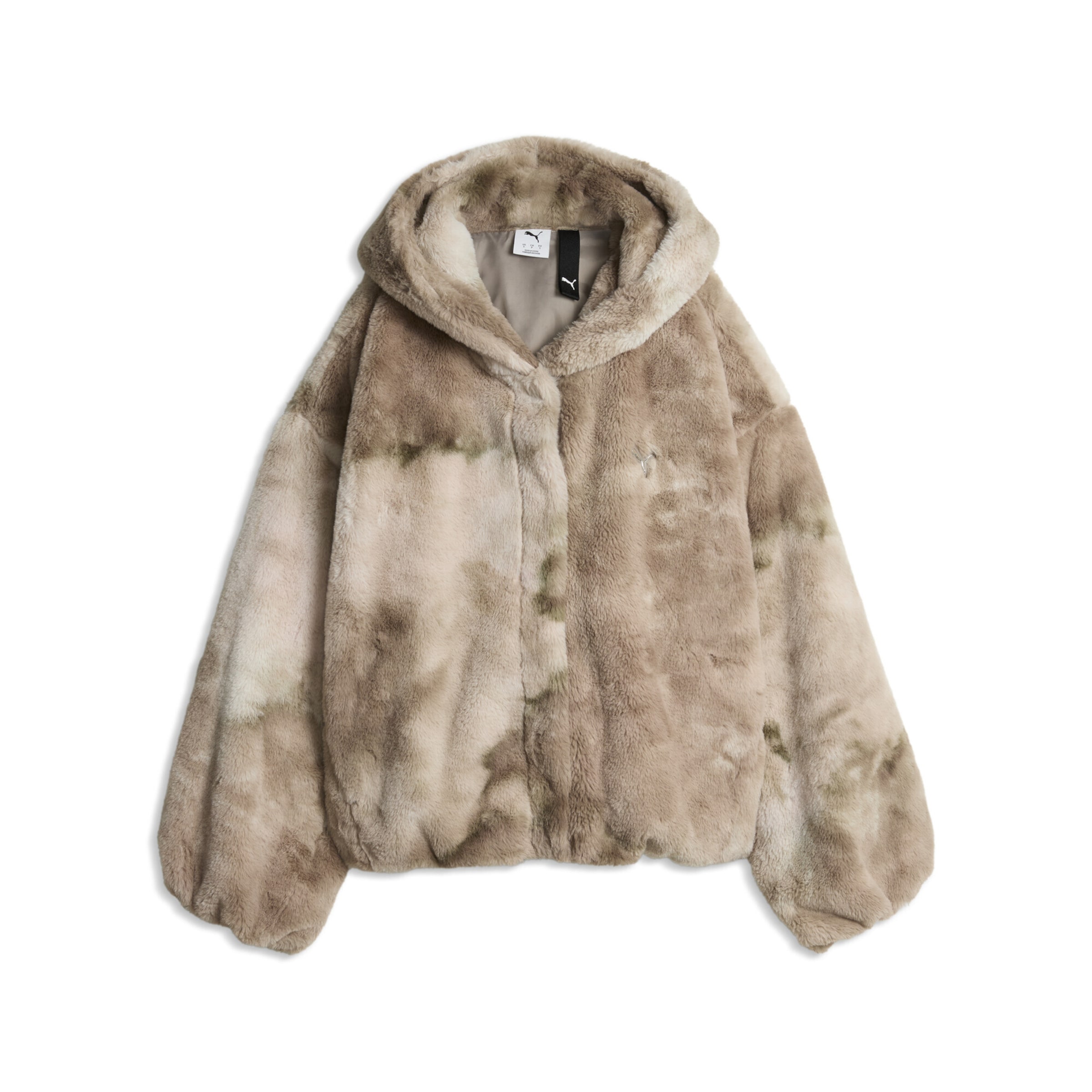 PUMA Sportjacke in Beige: Vorderseite