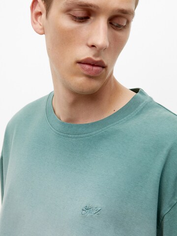 T-Shirt Pull&Bear en vert