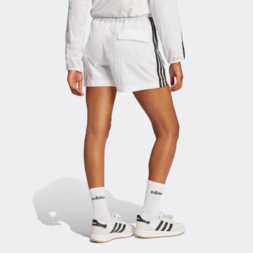 ADIDAS SPORTSWEAR Loose fit Sports trousers in White