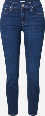 Coupe slim Jean 7 for all mankind en bleu : devant