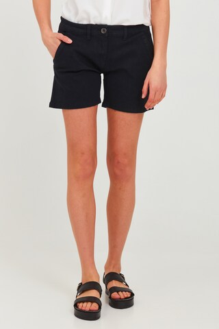 Oxmo Regular Shorts 'KATHY' in Schwarz: predná strana