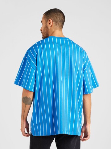 Karl Kani Shirt 'Pinstripe' in Blauw