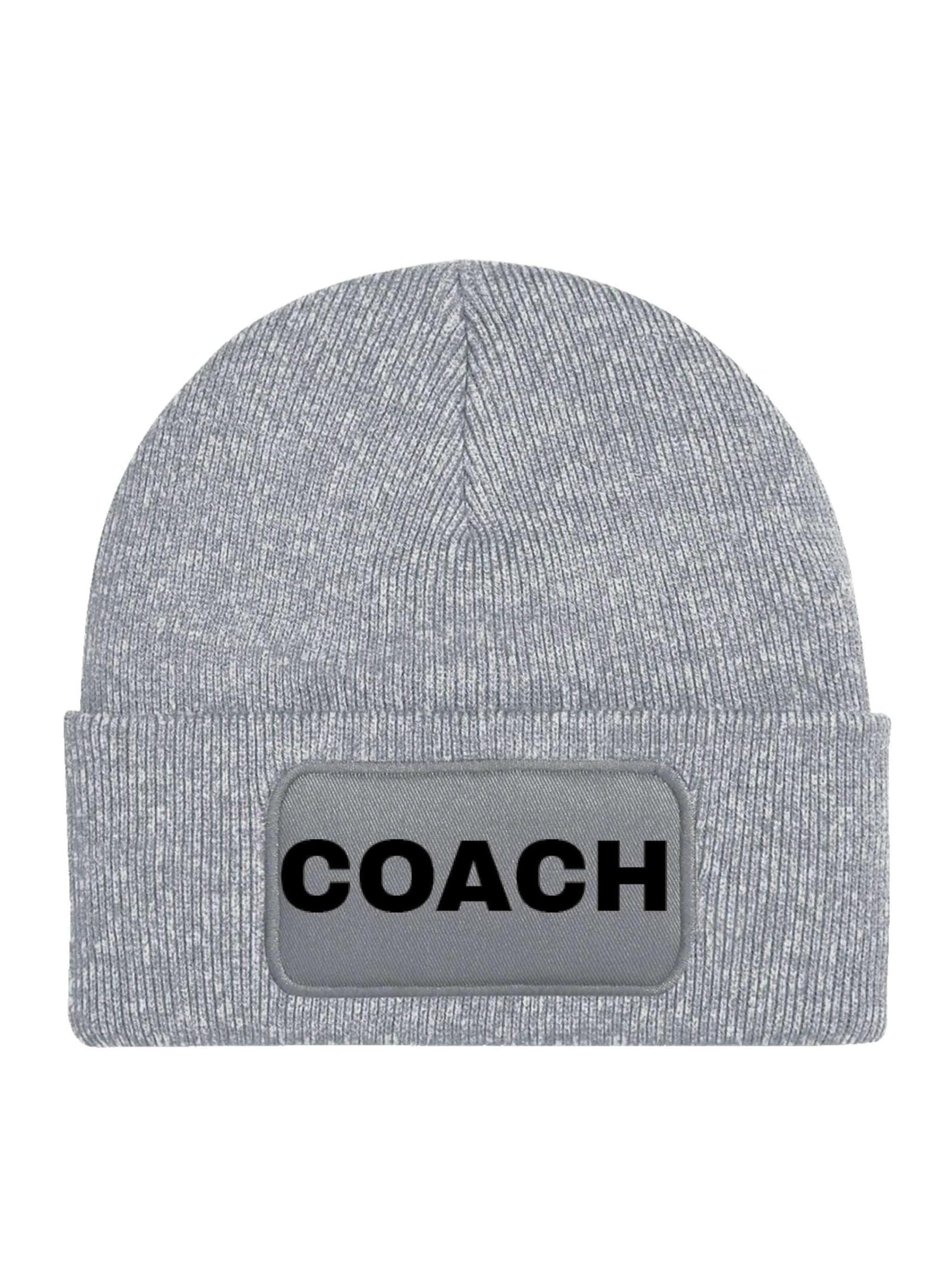 Youth Designz Mütze 'Coach'‌ in Grau: Vorderseite