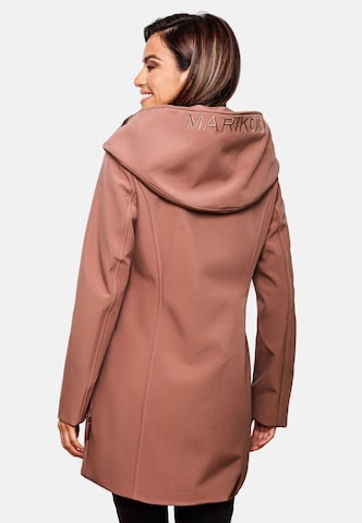 MARIKOO Toiminnallinen pitkä takki 'Mayleen' värissä vaaleanpunainen