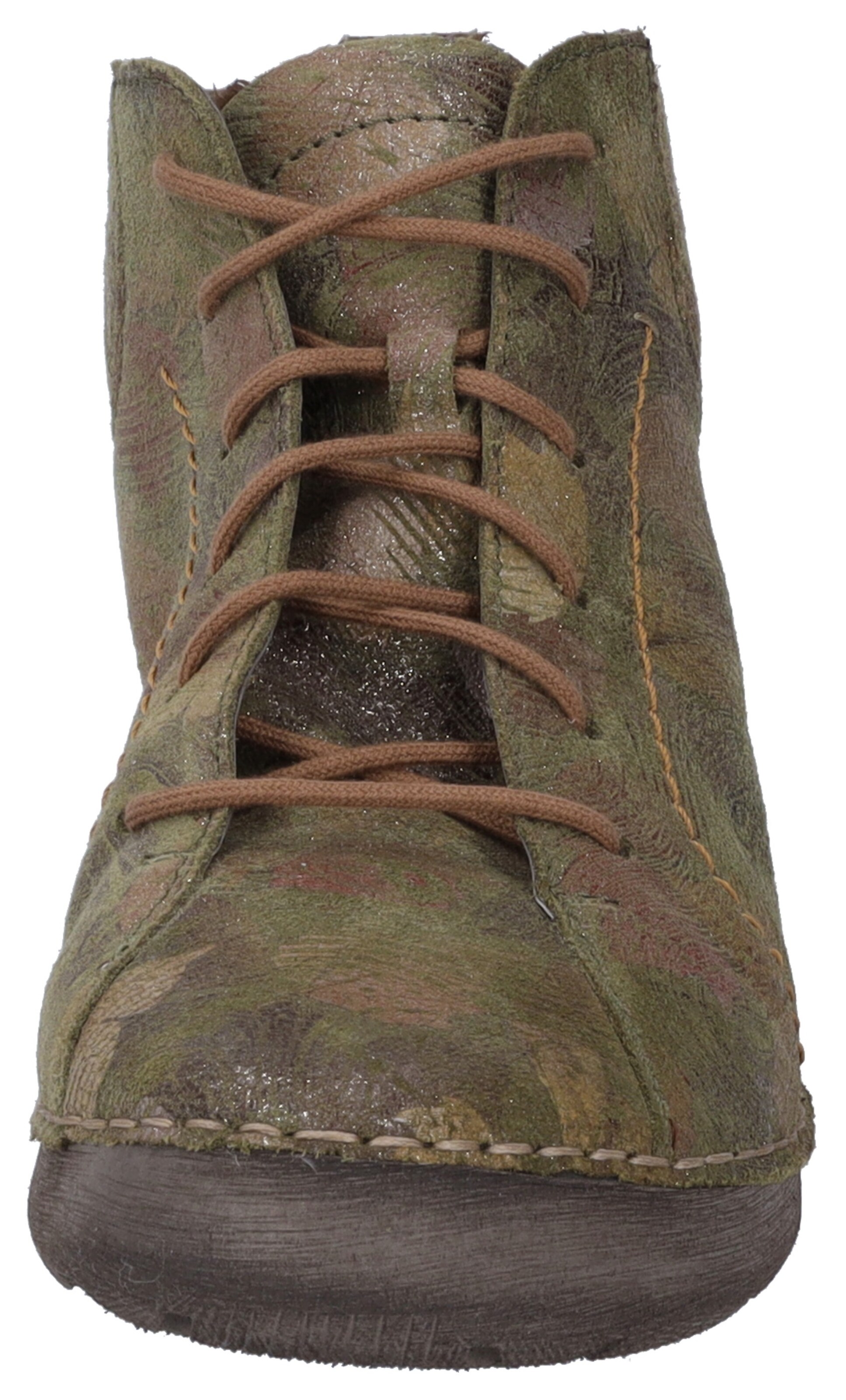 JOSEF SEIBEL Schnürstiefelette 'Fergey 97' in Grün