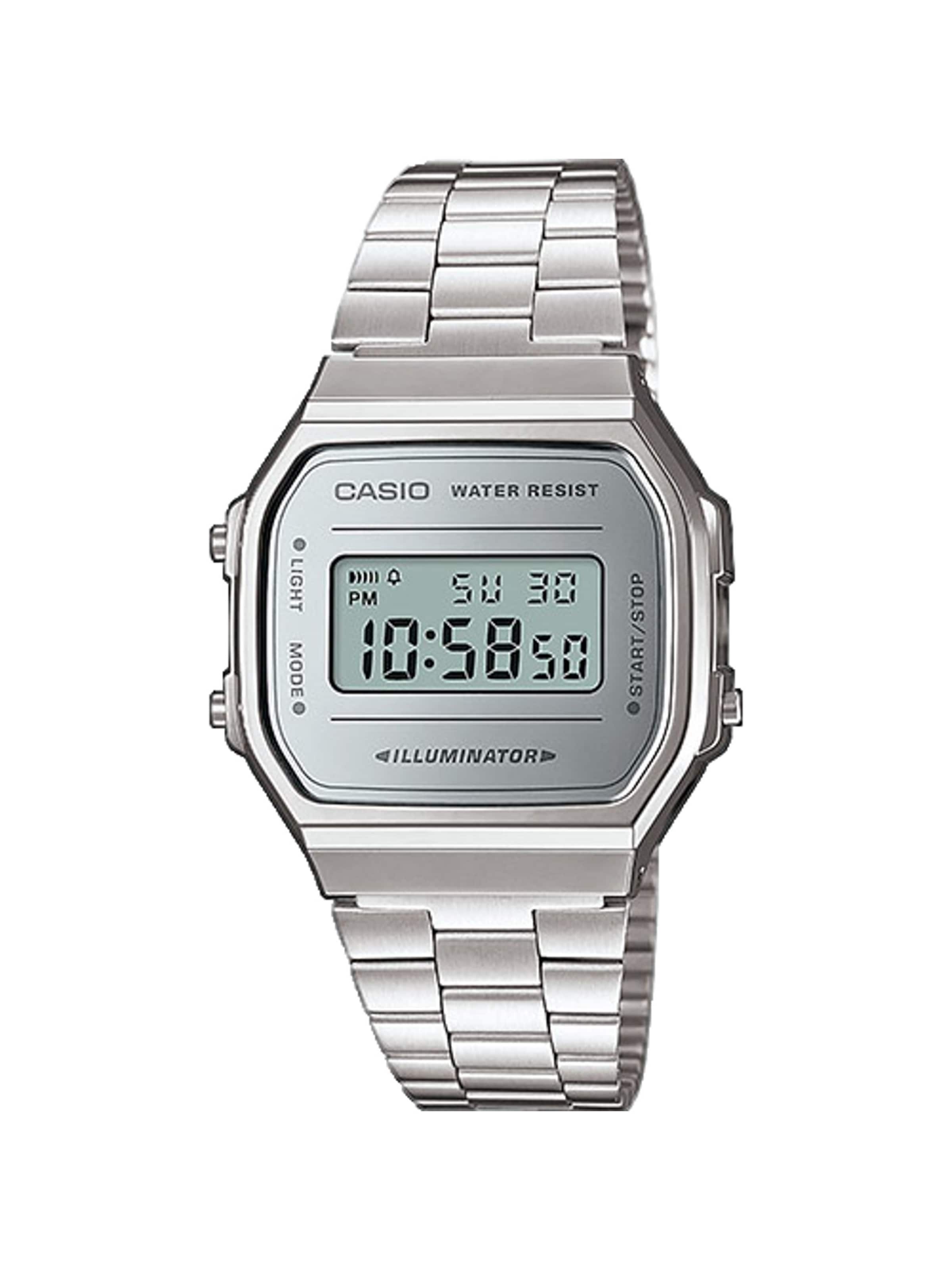 CASIO Uhr in Silber: Vorderseite