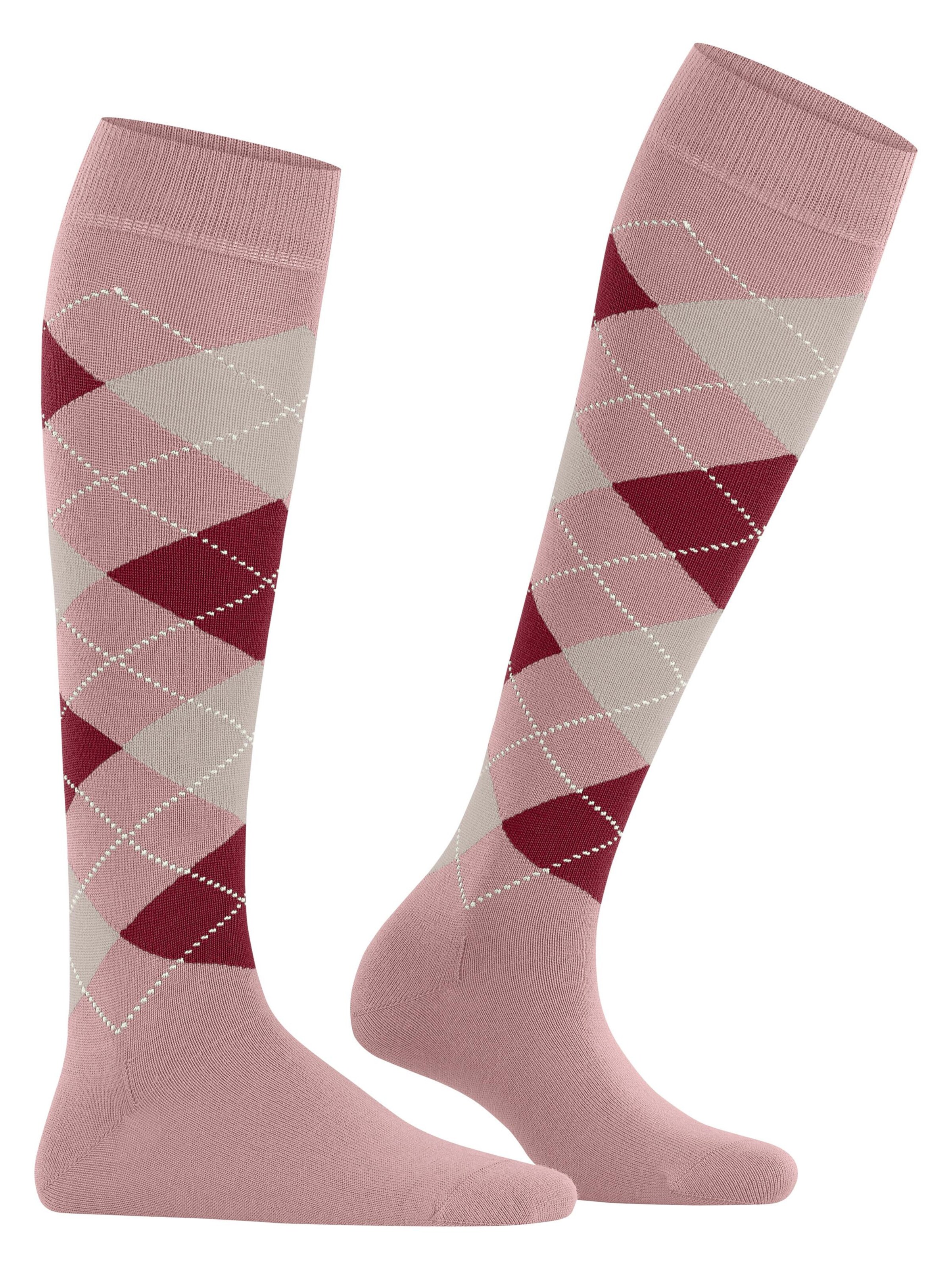 BURLINGTON Overknee Strümpfe 'Marylebone'‌‌‌‌ in Pink