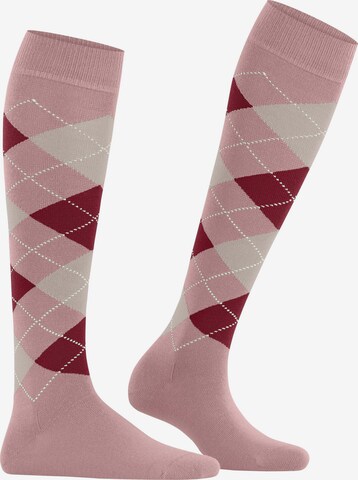 BURLINGTON Overknee Strümpfe 'Marylebone' in Pink: Vorderseite
