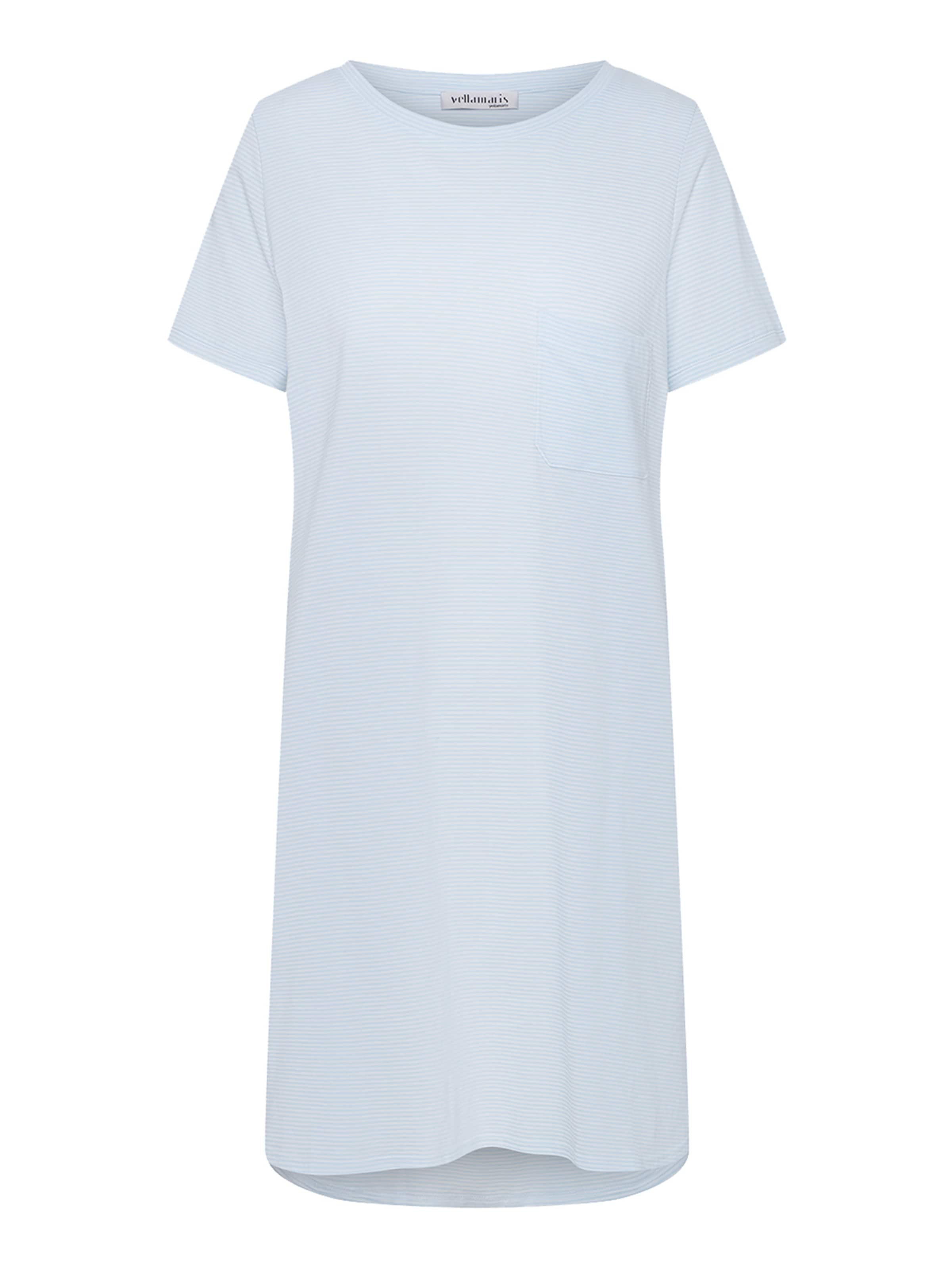 Yellamaris - Camiseta de noche ' Basic ' en azul: frente