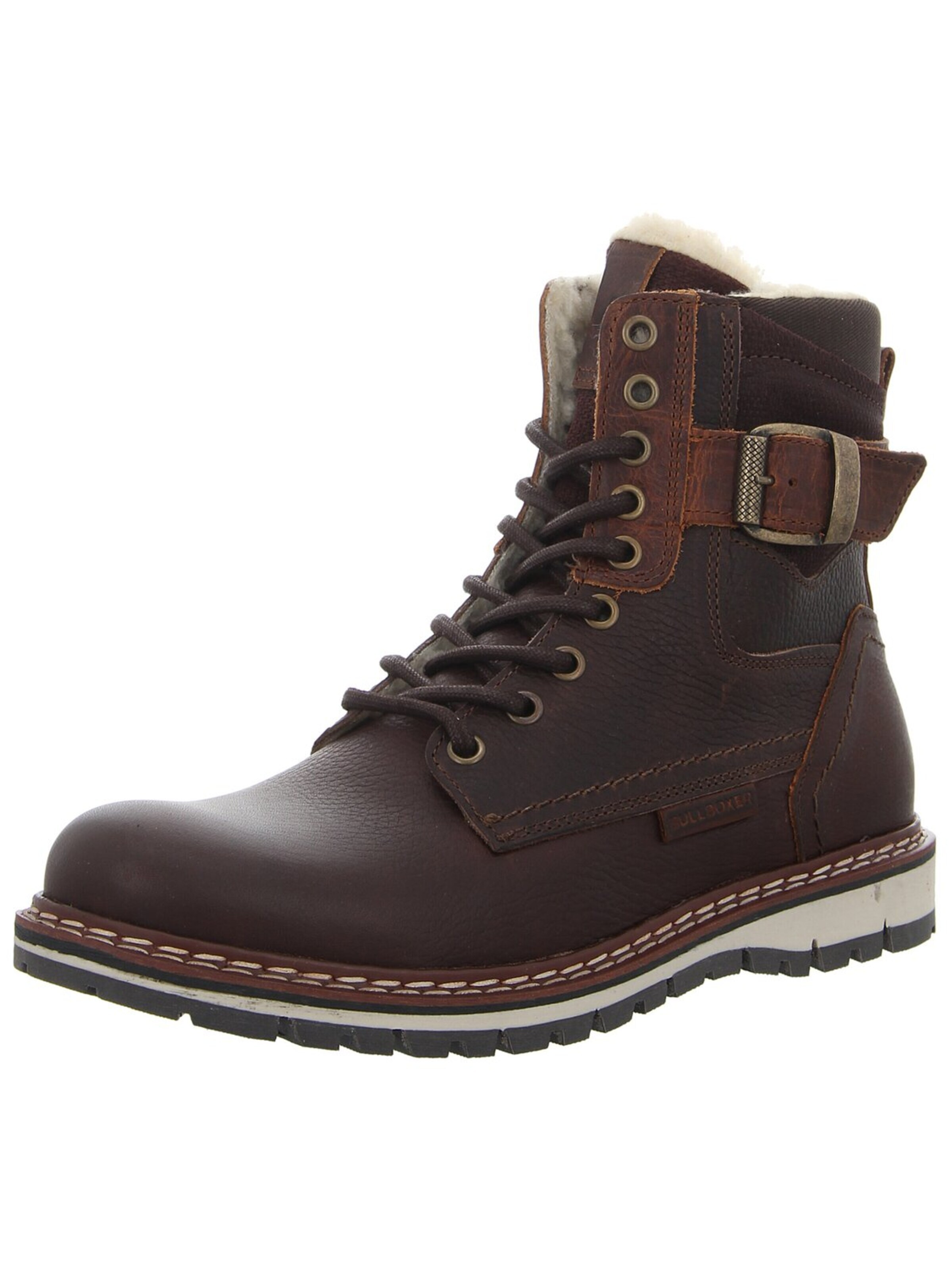 BULLBOXER Stiefel 'Herren Stiefel 877N80112AP263 Echt Leder in braun'‌‌‌‌‌‌‌‌ in Braun: Vorderseite