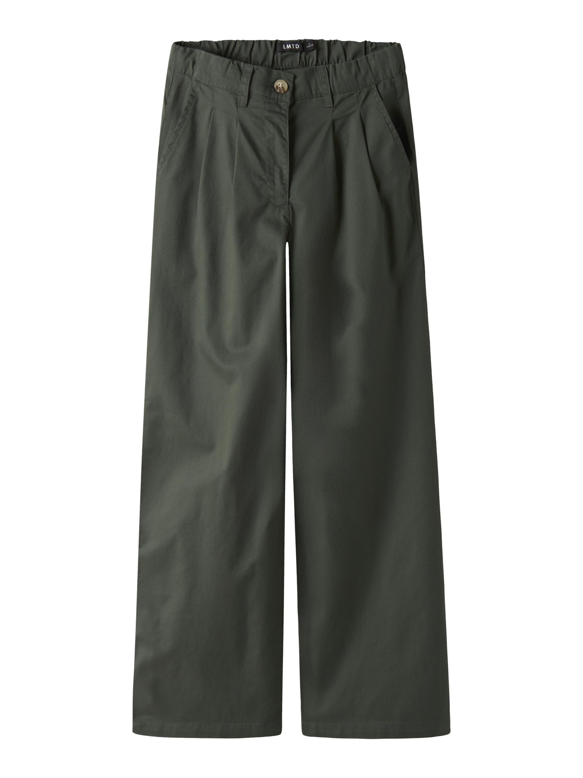 Wide Leg Pantalon LMTD en vert : devant